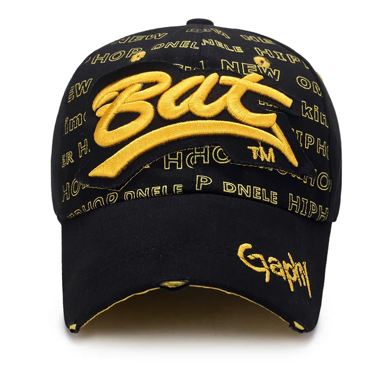 

Washed Distressed 100% cotton Baseball cap shark Usa flag embroidery Baseball cap letter adjustable Spring summer autumn winter