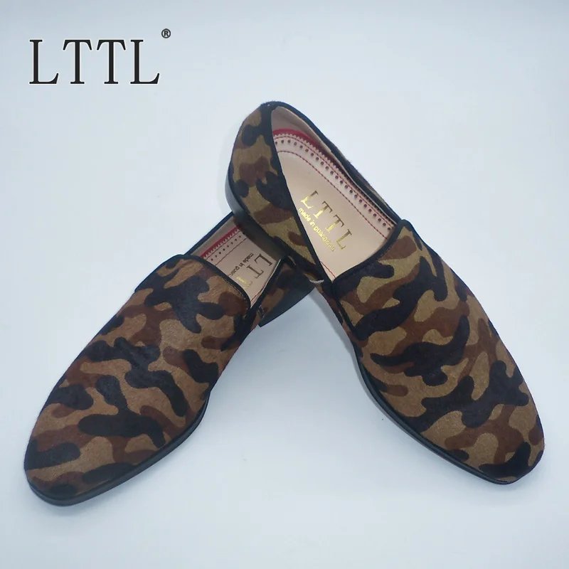 camo mens loafers