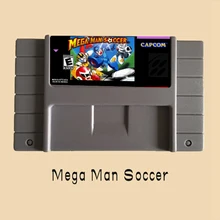 Мега Человек Футбол 16 бит игровая карта для США NTSC игровой плеер