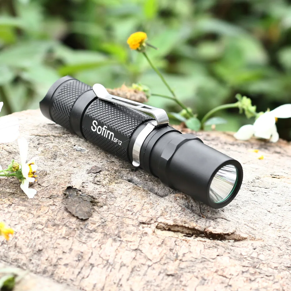 Sofirn SF12 Мини светодиодный вспышка светильник AA 14500 Cree XPG2 EDC Карманный светильник лампа Портативные Пальчиковый фонарик Водонепроницаемый фонарь с 5 режимами и 400lm