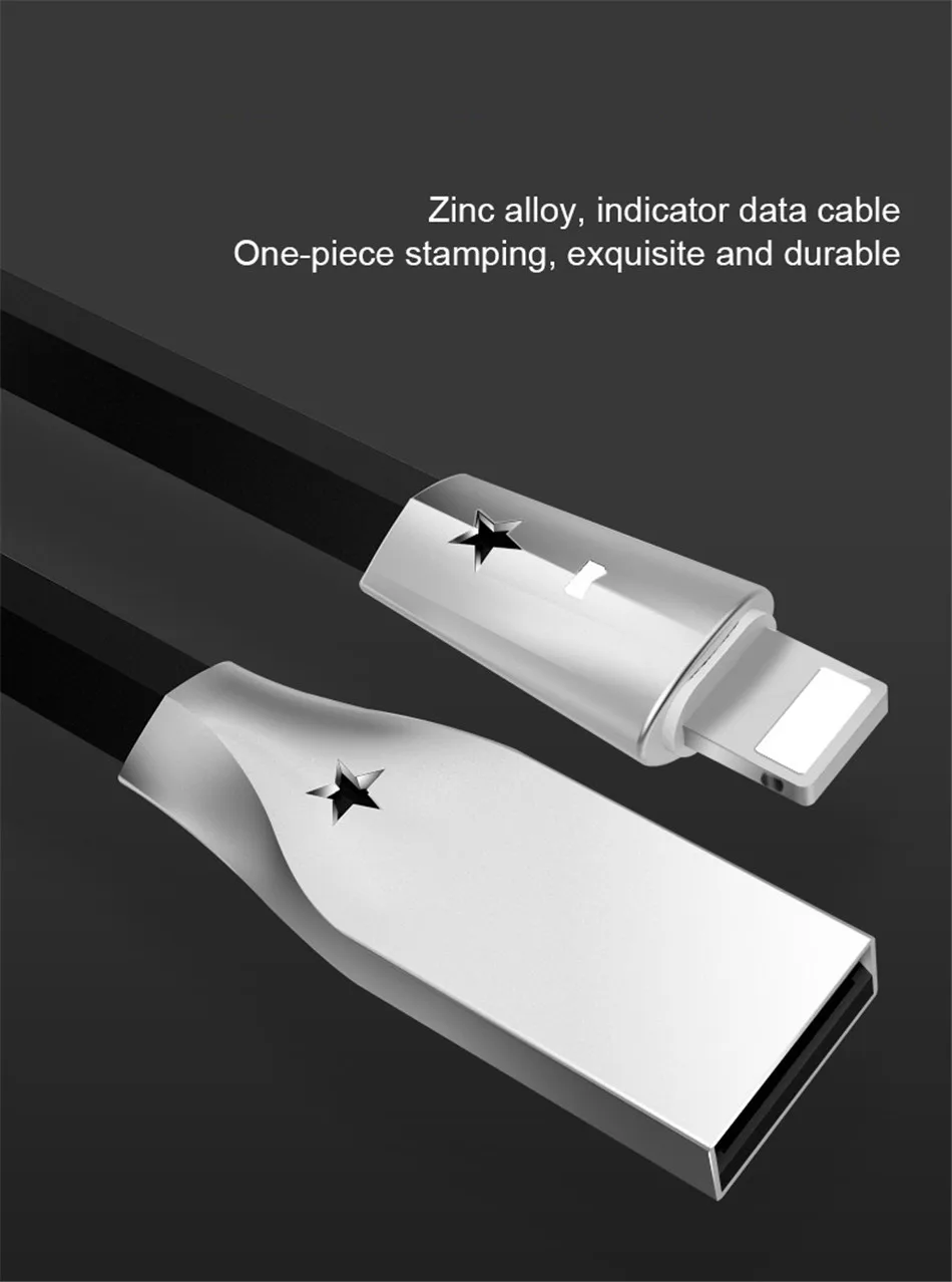 !ACCEZZ USB Charger Cable Fast Charging For iPhone X 10 8 7 6 5 Plus For iPad Mini IOS 9 10 11 Phone Lighting Charge Cables 1 (12)