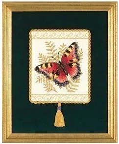 Высокое качество,, милый Счетный Набор для вышивки крестом, бабочка DIM 35058