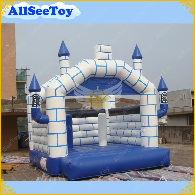 

Fire Retardant PVC Tarpaulin Big Inflatable Bounce House,4m by 4m Inflatable Moonwalk, Commercial Use Bouncy Castle