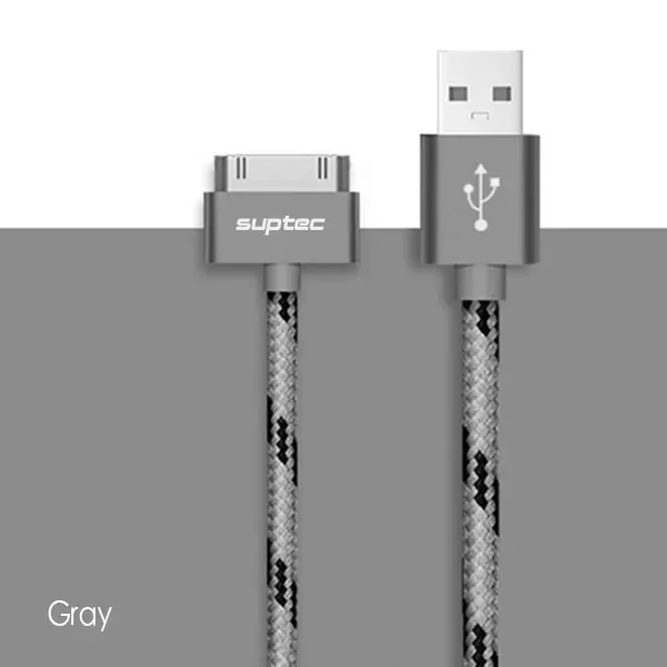 SUPTEC USB кабель для быстрой зарядки для iphone 4 s 4s 3g S 3g iPad 1 2 3 iPod Nano itouch 30 Pin зарядное устройство адаптер для синхронизации данных шнур - Цвет: Gary