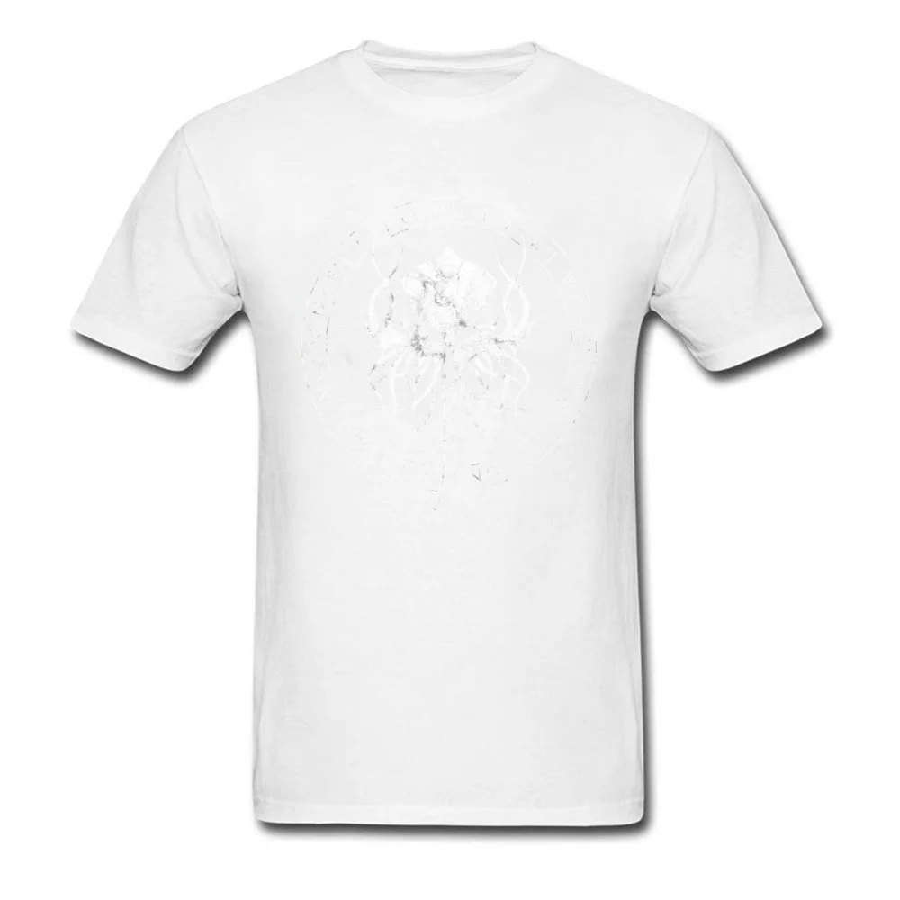 Short Sleeve Tops & Tees Round Neck Pure Cotton Man Top T-shirts Cthulhu Sigil 3D Printed T-Shirt Fitted Top Quality Cthulhu Sigil white