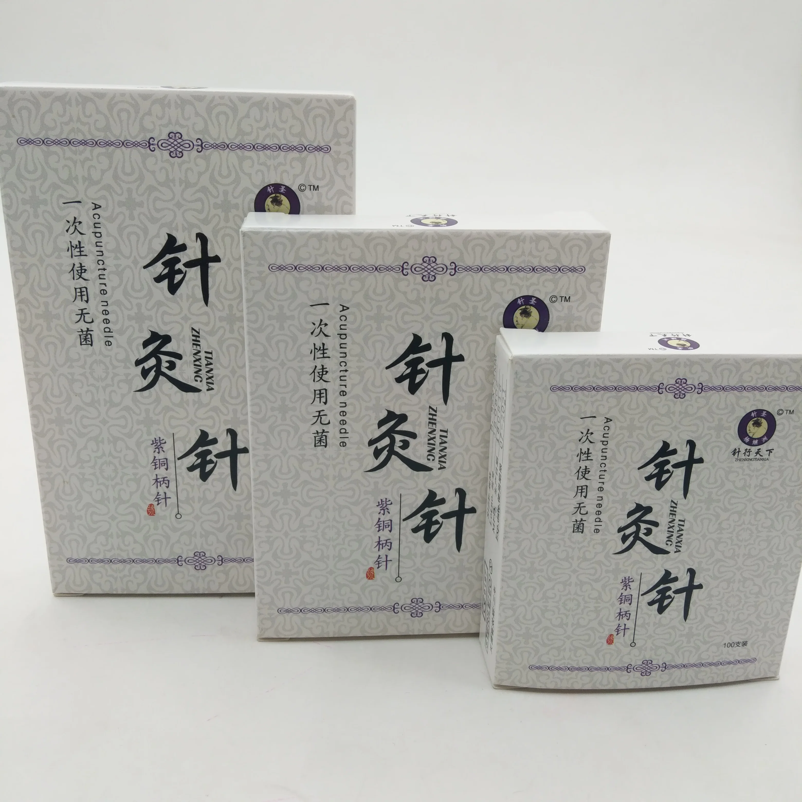 Новая иглоукалывающая игла 100 медная ручка одноразовая китайская стерилизация