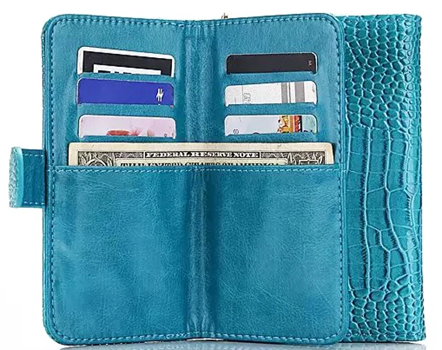 Outdoor Lady Strap Hand Card Wallet Leather Mobile Phone Cases Bags Pouch For HTC Desire 816