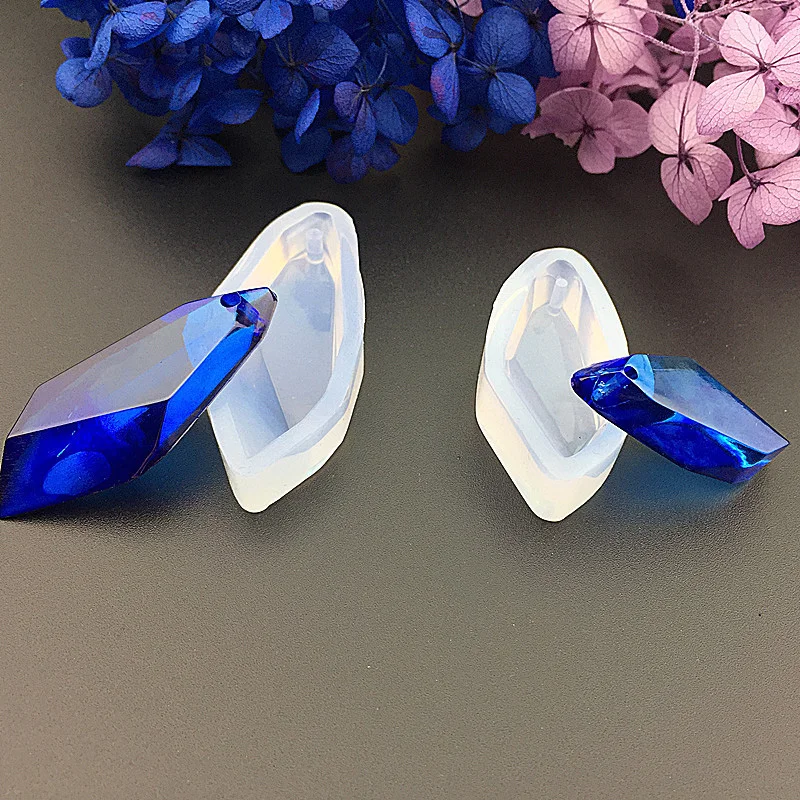 

New 1PC Irregular Diamond Shaped Jewelry Tool Jewelry Mold UV Epoxy Resin Silicone Molds For Making Jewelry