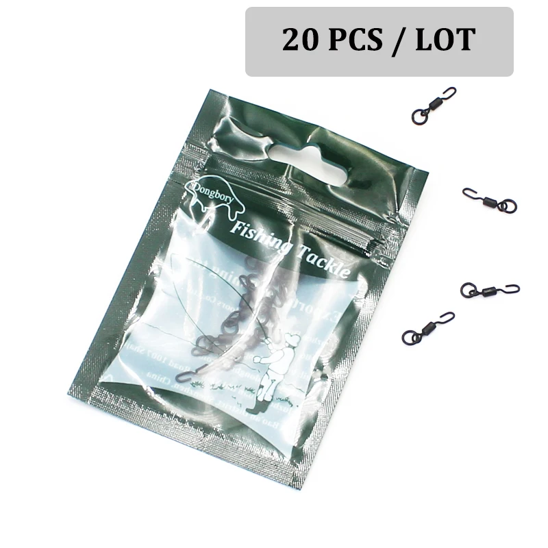 20 шт. Спиннер поворотный для Ронни Рига Размер 11 терминальные снасти карп рыбалка Ронни поворотный всплывающий Карп Снасти быстрая замена Вертлюги