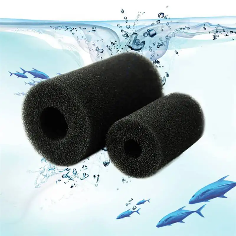 

5Pcs Sponge Aquarium Filter Protector Cover For Fish Tank Inlet Pond Black Foam Aquario Filters Accessories Aquatic Pets Product