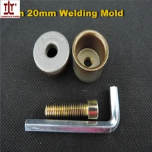 Pièces de soudage populaires, tête de matrice fine de bonne qualité, moule de soudage de 20mm, soudage bout à bout pour thermofusible de tuyau d'eau en tpr/PE/PB