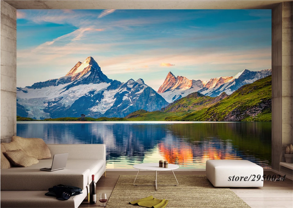 3d Custom Photo Modern Scenery Non Woven Mural Wallpaper Roll For Living Room Snow Mountain Reflection Natural Landscape Bedroom Wallpapers Aliexpress 3d Custom Photo Modern Scenery Non Woven Mural Wallpaper Roll For Living Room Snow Mountain Reflection Natural Landscape Bedroom Wallpapers Aliexpress