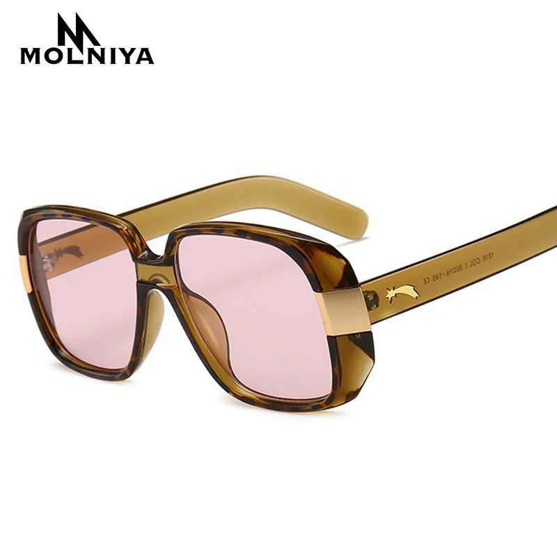 

2019 Square Women Sunglasses Fashion Luxury Brand Design Golden Meteor Glasses Shades Sun Glasses Women Men female oculos UV400