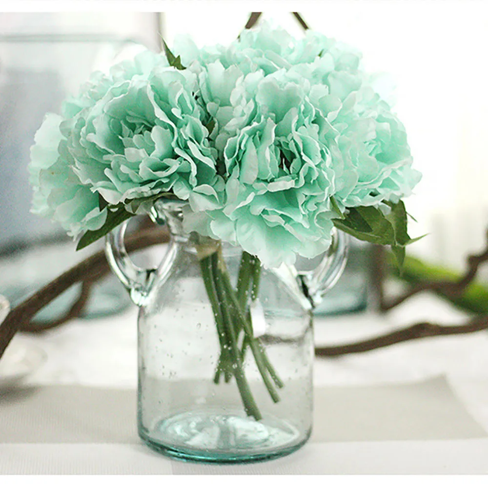 

Artificial Flowers Leaf Magnolia Floral Wedding Bouquet Party Home Decor W627