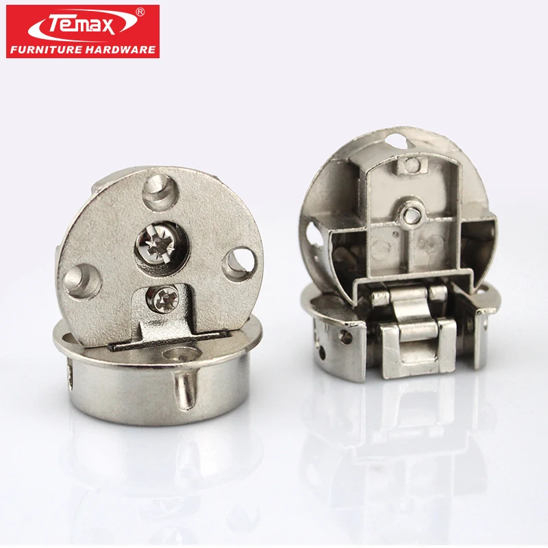 Buy 2PCS door flap hidden Hinges micircle