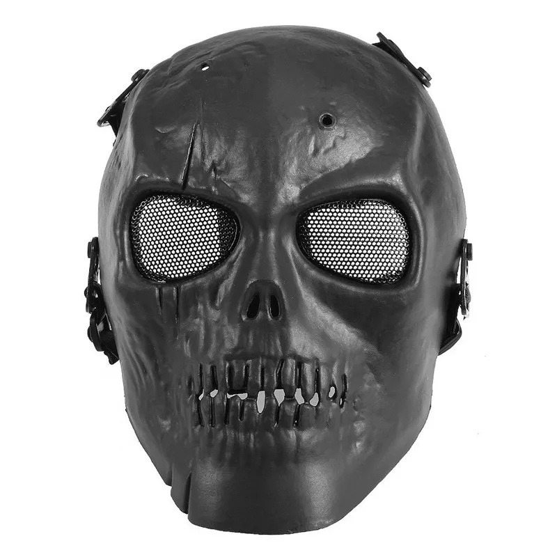 Армия двух страйкбол Пейнтбол Маска Череп Полное Лицо Защитная маска черная охотничья Военная военная игра тактические маски
