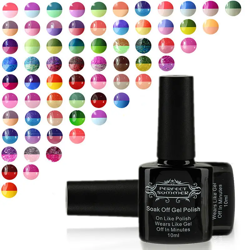 

Perfect Summer Nail Gel Temperature Change UV Gel 10ml Hot Sale Soak-off Gel Polish Long-lating High Quality