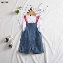YATFIML/комбинезон для малышей; штаны; брюки; джинсовый комбинезон для малышей; джинсы для мальчиков и девочек; брюки для малышей; сезон лето