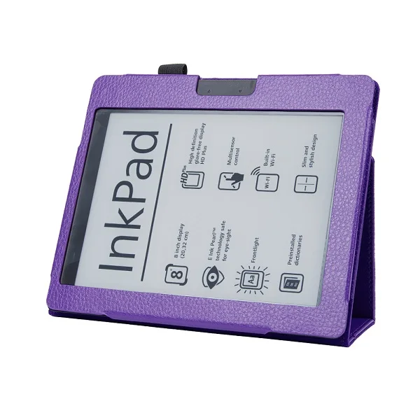 Высокое качество pu кожаный чехол защитный чехол для pocketbook 840 Inkpad 2 pocketbook Inkpad ereader - Цвет: PB840 LZ PL