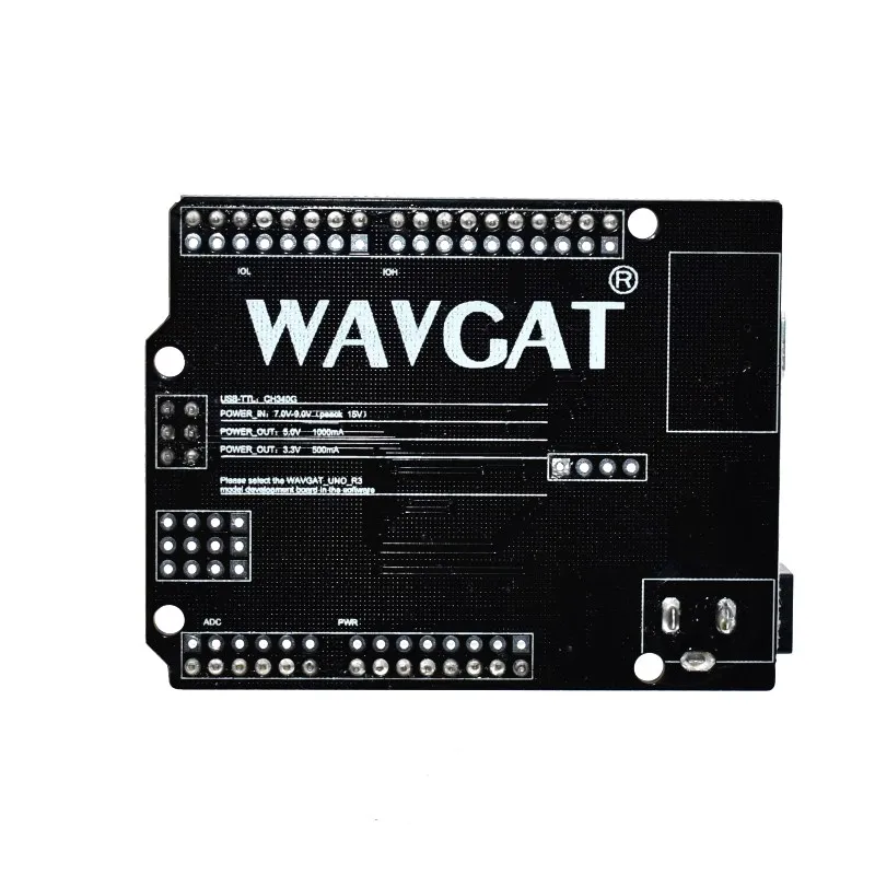 WAVGAT для Arduino UNO R3 макетная плата высокого качества UNO R3 CH340G для ATMEGA328P 16 МГц ATMEGA328P-AU