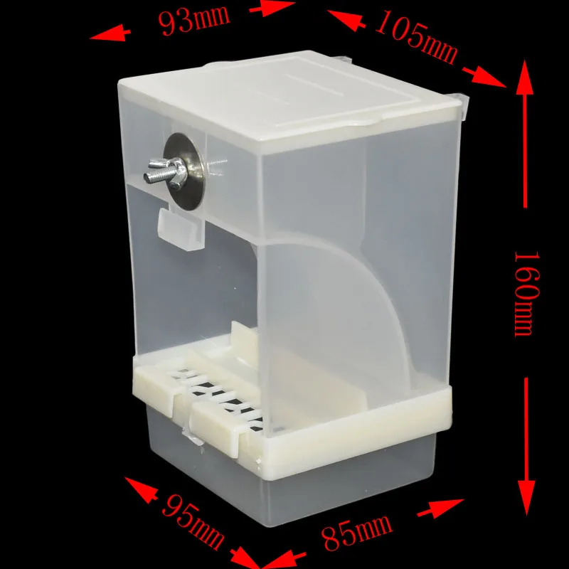 1pcs Pet Bird Prevention Splash Food Container Parrot Hanging Automatic Feeder Bird Feeder Starling Animal supplies