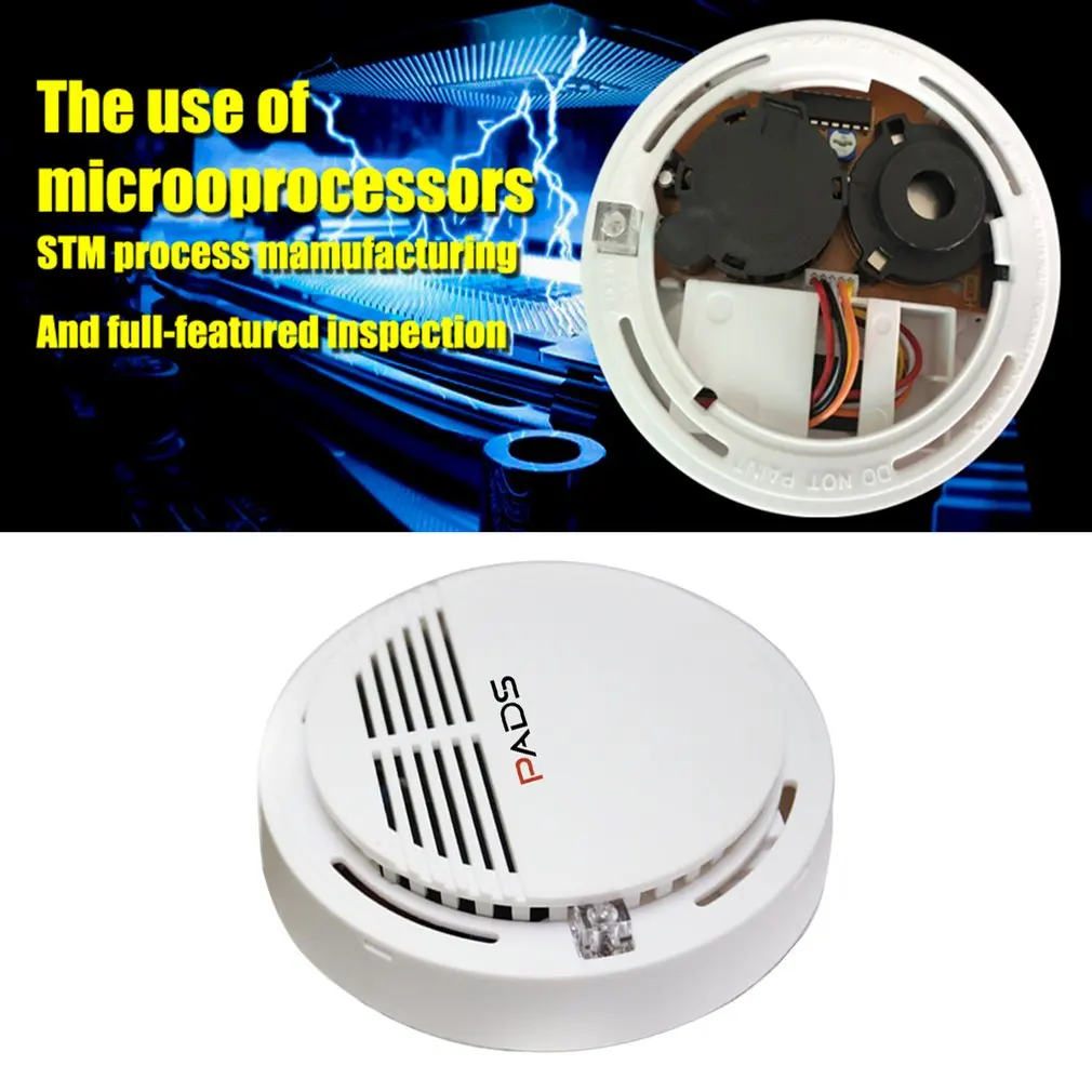 

Wired type Fire Protection Alarm Detector Wired Type Alarm Security Smoke Tester Dual-sensor For All GSM Alarm System