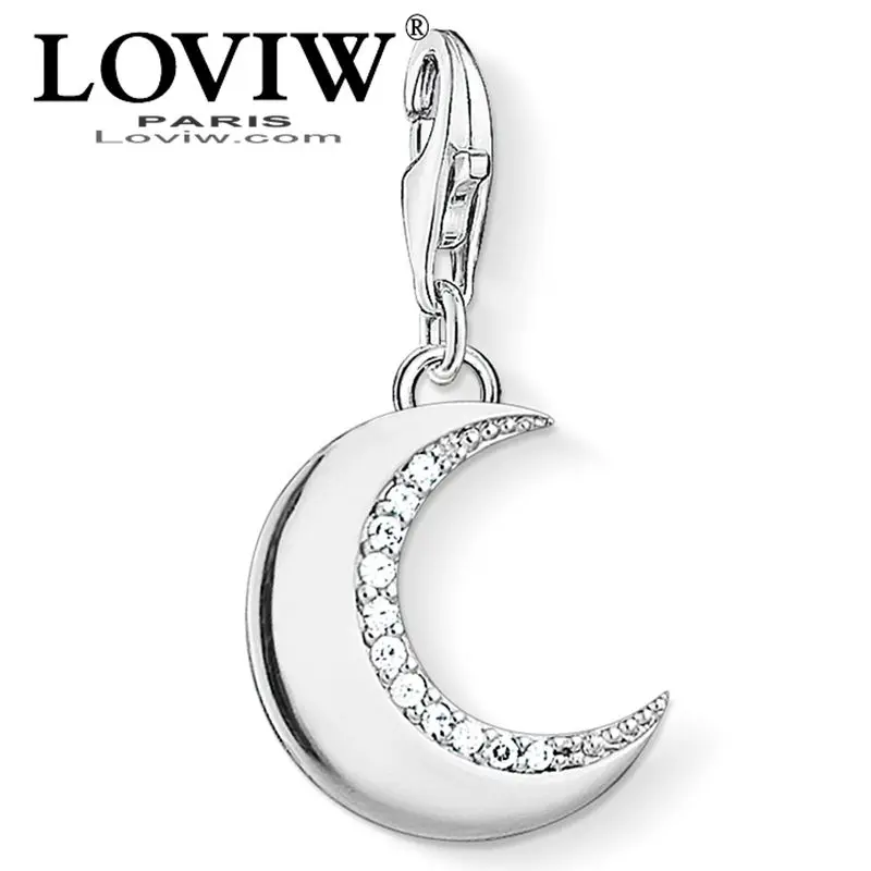 

Protective Moon Charms Pendant thomas sabor Thomas Style Jewelry 925 Sterling Silver Trendy Gift For Women Girl Fit Bracelet