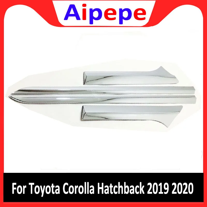 Для TOYOTA Corolla хэтчбек 2019 2020 4 шт. Автомобильная ABS Внешняя отделка кузова автомобиля