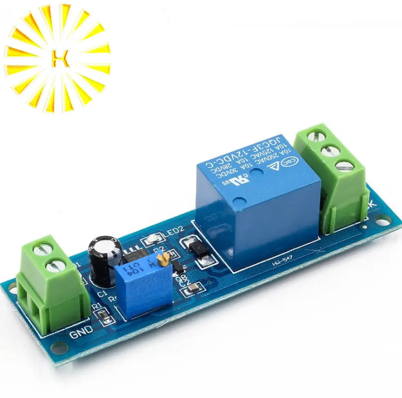 

Dc 12 v delay relay shield ne555 timer switch module regolabile 0 ~ 10 s