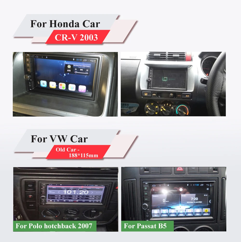 Cheap Bonroad 7" Android8.1 Car Multimedia Player GPS Navigation For Nissan For Kia For Hyundai Car autoradio Audio Stereo  (No DVD) 19
