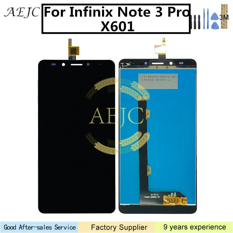 

For Infinix Note 3 Pro X601 LCD Display with Touch Screen Digitizer Assembly 6" For Infinix Note 3 Pro Screen LCD