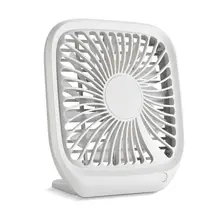 Настольный мини USB вентилятор Ультра тихий портативный охлаждающий вентилятор Квадратный Настольный воротник-стойка 13 лопастей ветрогенератор Электрический летний вентилятор
