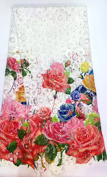 

Free Shipping !! Multi Color Cord Lace / Multi Color Cupion Lace / Multi Color Chemical Lace NDL084(10)