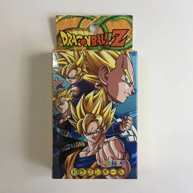 54 Cards Set 9 6cm Card Poker Dragon Ball Z Super Saiyan Goku Gohan Vegeta Piccolo Playing Cards Paper Collection Toys Poster Dragon Ball Dragon Ball Zball Z Aliexpress