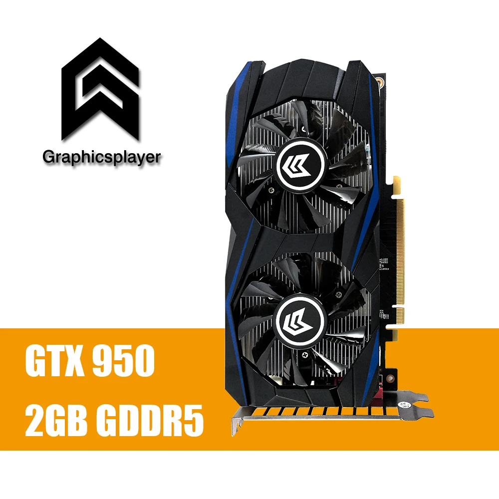 Видеокарта GTX 950 2GB 2048MB DDR5 128Bit carte graphhique видеокарта для Nvidia PC|Графические карты| |