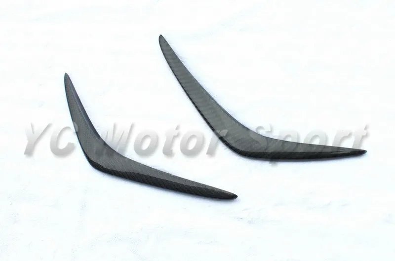 2012-2014 R35 GTR OEM Front Bumper Auto Select Style Canard CF (1)