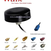 IP67 наружного использования высокого усиления винтами gps активная антенна автомобиля FAKRA разъем и RG174 кабель