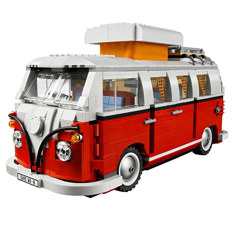 

Camper Van Set 1354 Pcs Bricks Compatible Legoing 20110 Creator Model Building Blocks Boys Girls Birthday Gifts Children Toys