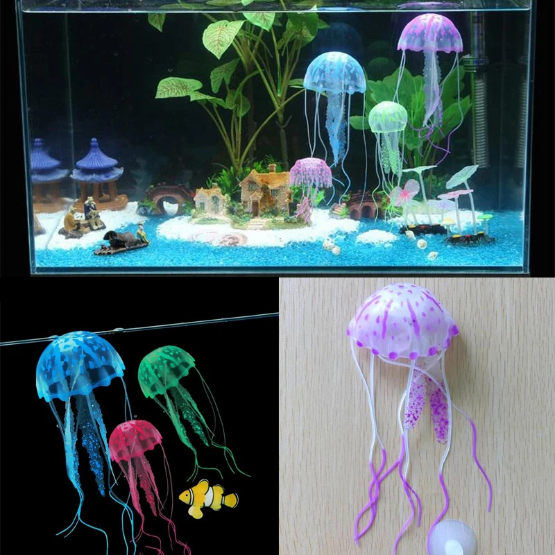 

Large Artificial Jellyfish Fish Tank Aquarium Landscaping Aequorea Ornament