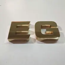 Пользовательские знаки для бизнеса из нержавеющей стали металла без световых букв для стены