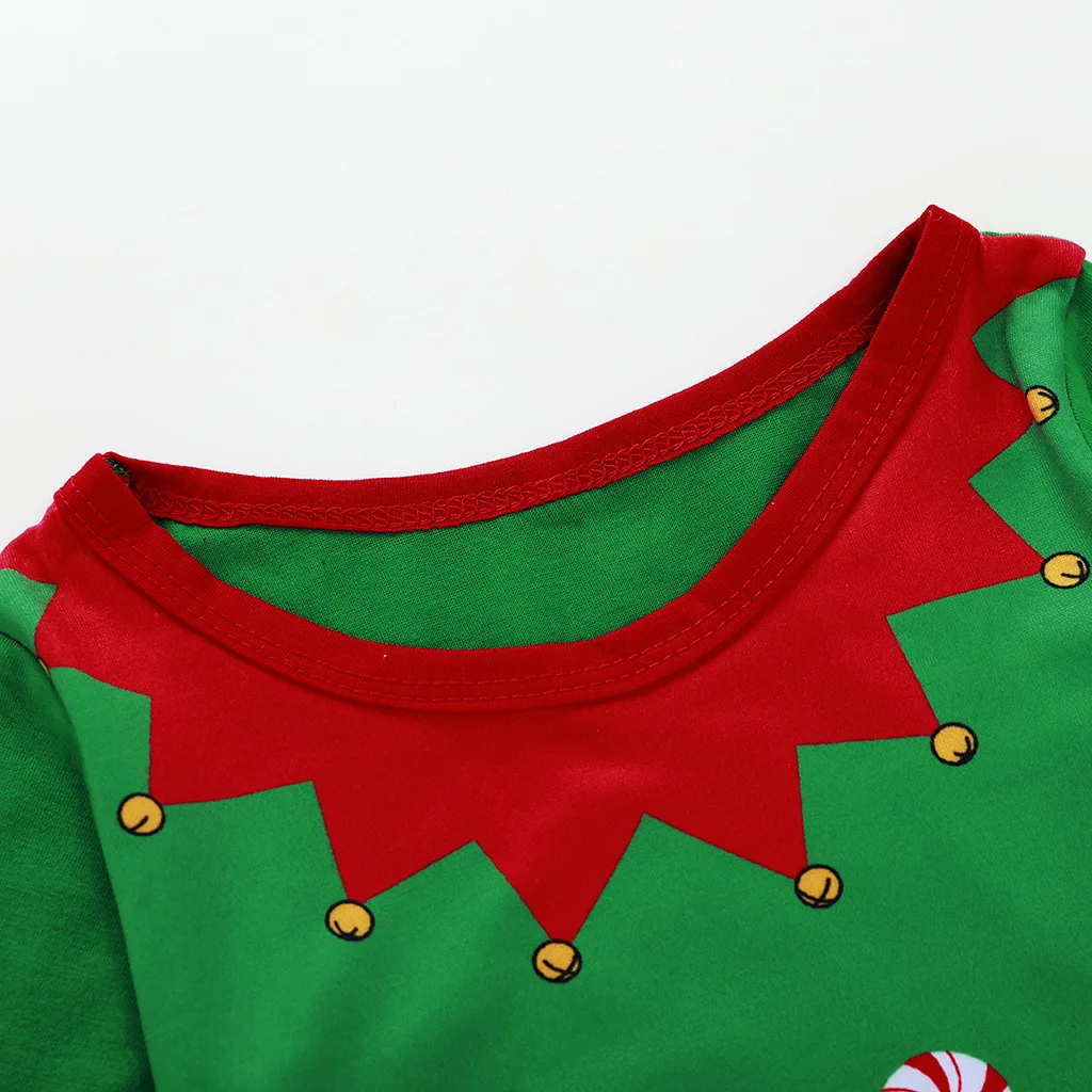 Семейные рождественские пижамы папа Для мамы и дочки и сына; подходящая одежда Семья выглядят Рождественская Пижама Семья