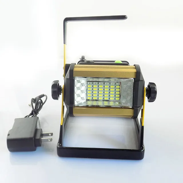 Waterproof 36 Led 18650 Battery Flood Lights Protable Floodlights Waterproof 36 Led 18650 Battery Flood Lights Protable Floodlights Outdoor Camping Work Light Spotlight With Charger
