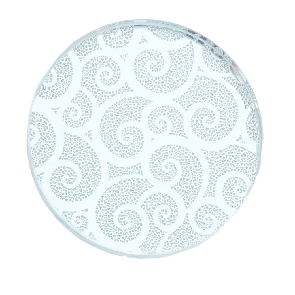 Professional Crystal Adhesive Glue Holder Pallet Round Stone Pad for Fake Eyelashes Extension Makeup Cosmetic Tool