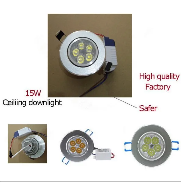 

Dimmable 9W 12W 15W Ceiling downlight LED lamp Recessed Cabinet wall Bulb 110V-220V for home living room illumination