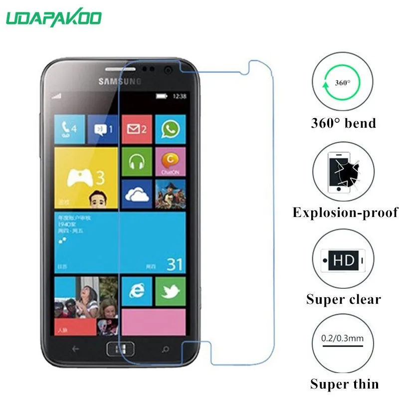 

udapakoo clear Tempered (soft glass) film for Sumsung Ativ S i8750 Nano Explosion-proof glass Screen Protector