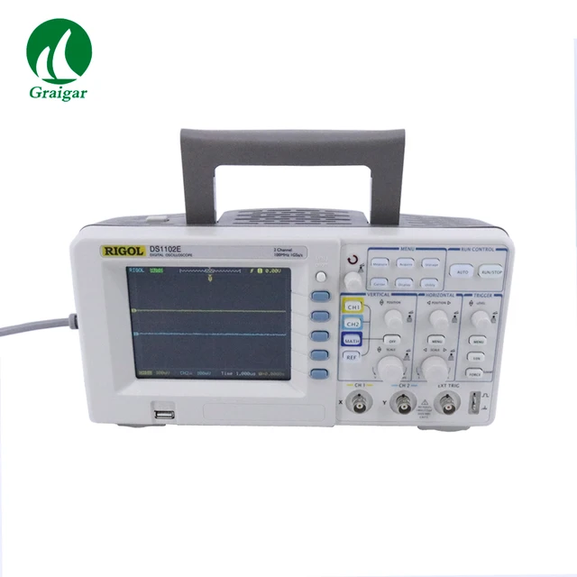 Best Offers Digital Storage 2 Channels Oscilloscope DS1102E Fine Delayed Scan Function