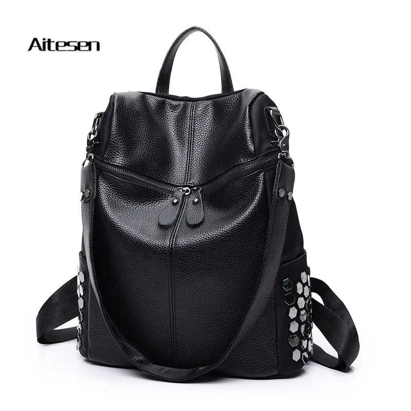 Women Kanken Backpack Classic Eastpack Feminina PU Leather Backpack Lady Swisswin Fashion Brand Backpack Women Luxury