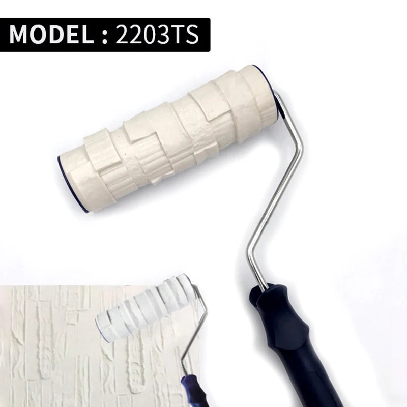 1pc Roller Paving Stone Hig Strength Environmental Protection Stamp Roller Polyurethane Paint Tool Sets