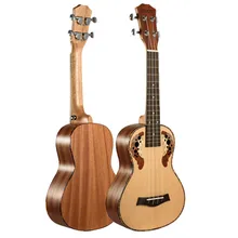 23 inch Ukulele 4 string Hawaiian guitar Ingman Spruce Panel Grape hole Rosewood fingerboard Electric Ukelele with Pickup EQ 23 inch Ukulele 4 string Hawaiian guitar Ingman Spruce Panel Grape hole Rosewood fingerboard Electric Ukelele with Pickup EQ