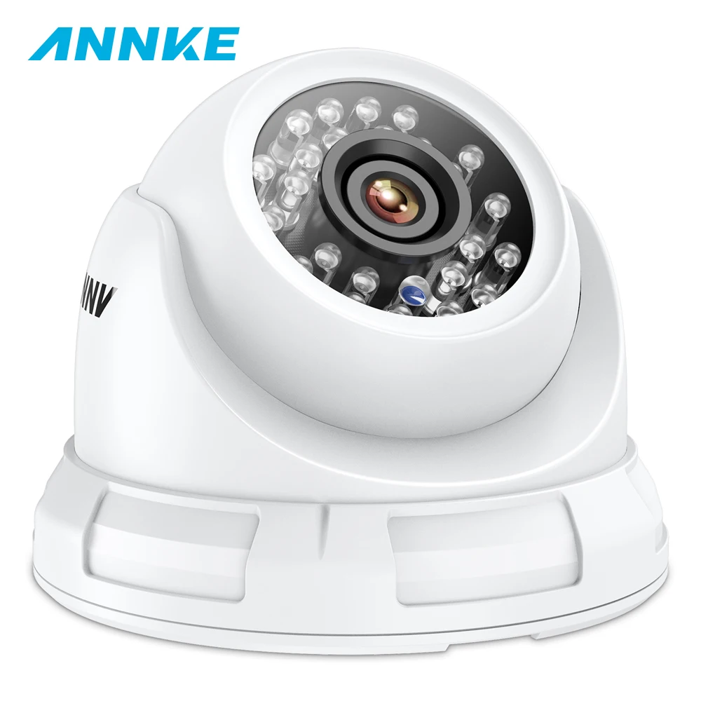 

ANNKE Analog Camera 1MP TVI 3.6mm HD 720P Smart IR Dome Camera Indoor/Outdoor Surveillance Security H.264 IR Cut Filter IP66